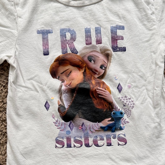 White Frozen Kids T-Shirt - Picture 3 of 4